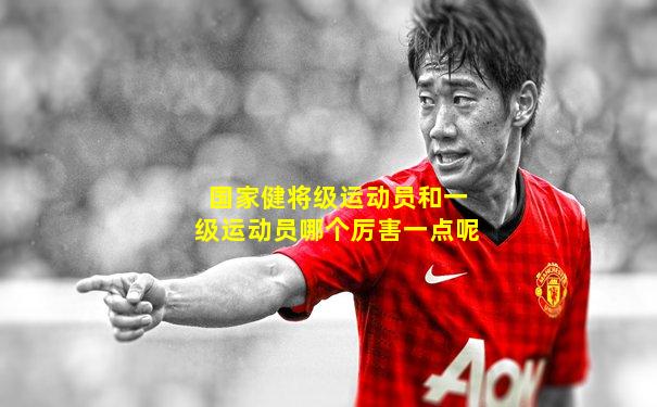 国家健将级运动员和一级运动员哪个厉害一点呢