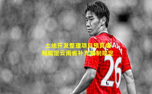 土地开发整理项目预算编制规定云南省补充编制规定
