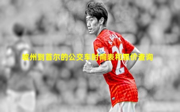 坡州到首尔的公交车时间表和票价查询