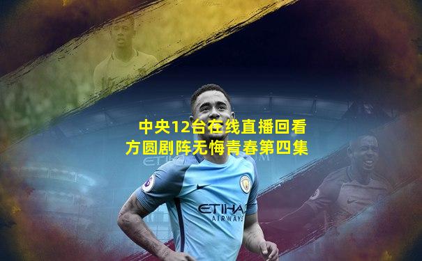 中央12台在线直播回看方圆剧阵无悔青春第四集
