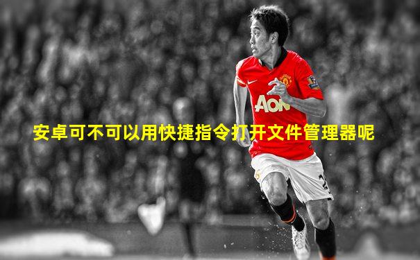 安卓可不可以用快捷指令打开文件管理器呢