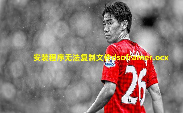 安装程序无法复制文件dsoframer.ocx