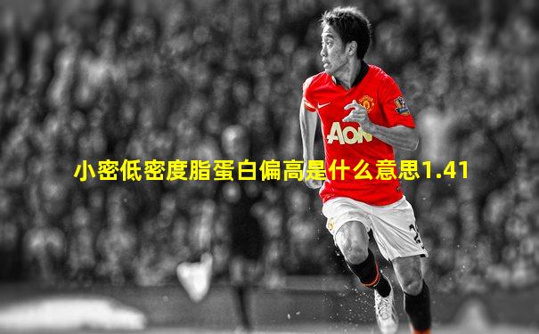 小密低密度脂蛋白偏高是什么意思1.41